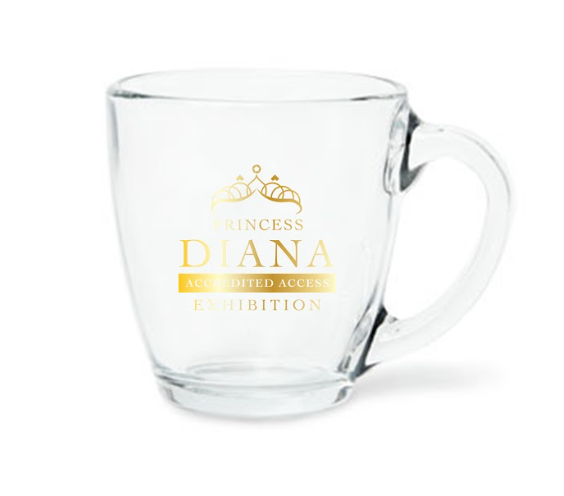 Princess Diana Glass Mug