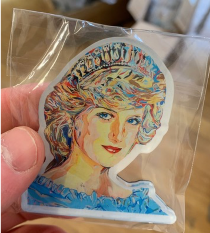 Princess Diana Magnet by Jess Go