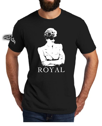 Princess Diana Sunglasses T-shirt Black