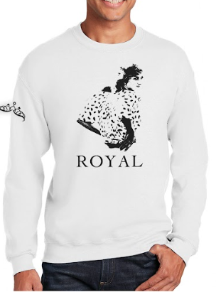 Princess Diana "Windy Dress" sweatshirt in White