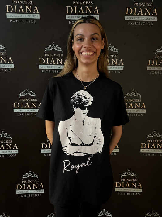 Princess Diana Sunglasses T-shirt Black